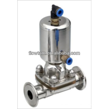 sanitary stainless steel pneumatic diaphragm valve